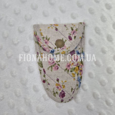Чохол для ножиць Hand Made з бавовни з квітковим принтом
