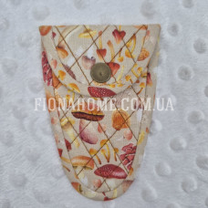 Чохол для ножиць Hand Made з бавовни з грибним принтом