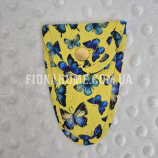 Чохол для ножиць Hand Made з бавовни з принтом метелики