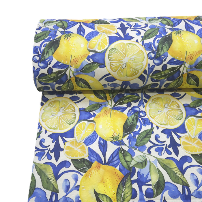 Тканина Duck Digital Сицилійські лимони 180 см
