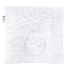 Подушка дитяча ортопедична 25×26×8 см біла
